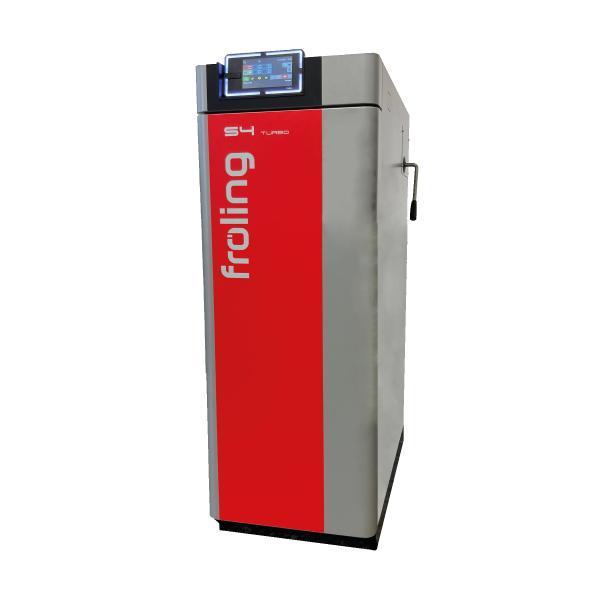 Fröling S4 Turbo | Scheitholzkessel | 34 kW | mit Pelletflansch